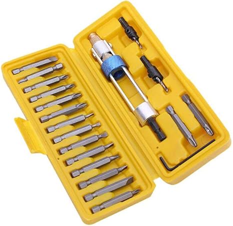 Amazon Hj ドライバーセット 差替式 ドリルビット 精密 ネジ回し 収納ケース付き 修理工具 木工用 自由に回転でき ドライバーセット