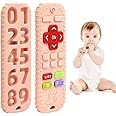 Teething Relief Teethers Toys for Babies 3-6 12 Months Gifts, Silicone Remote Control Baby Teether Bath Toys for 3 6 9 Months