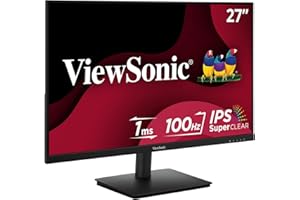 ViewSonic VS2747-H 27 Inch 1080p IPS Monitor with 100Hz, Variable Refresh Rate, Thin Bezels, Eye Care, HDMI, VGA