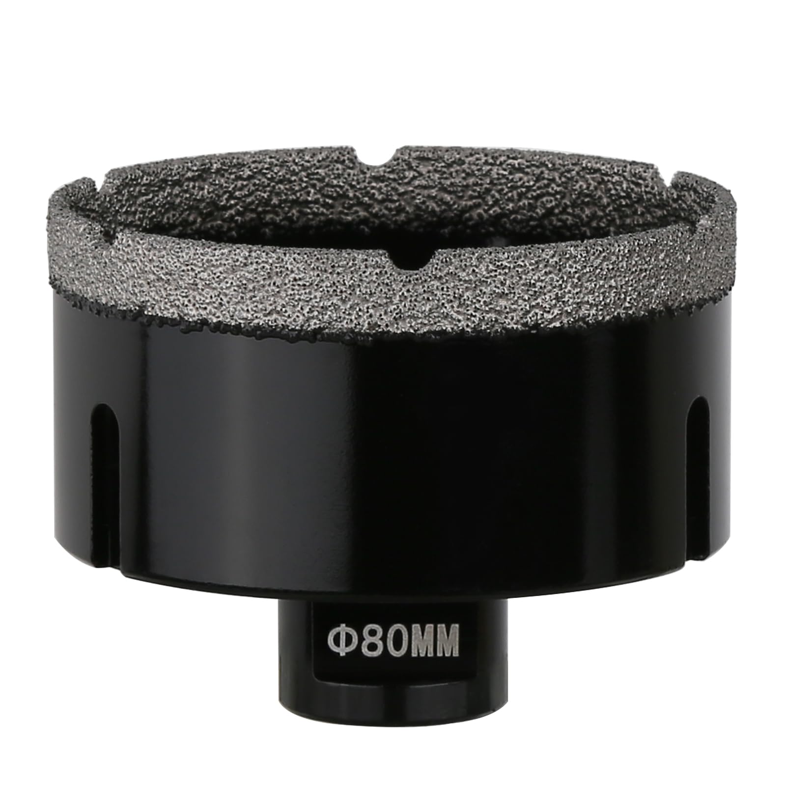 Vearter 80mm Dry Diamond Core Drill Bit, M14 Thread Connection Vacuum Brazed Masonry Hole Saw, Hollow Hole Cutter for Tile, Marble, Granite, Porcelain, Concrete and Quartz Stone