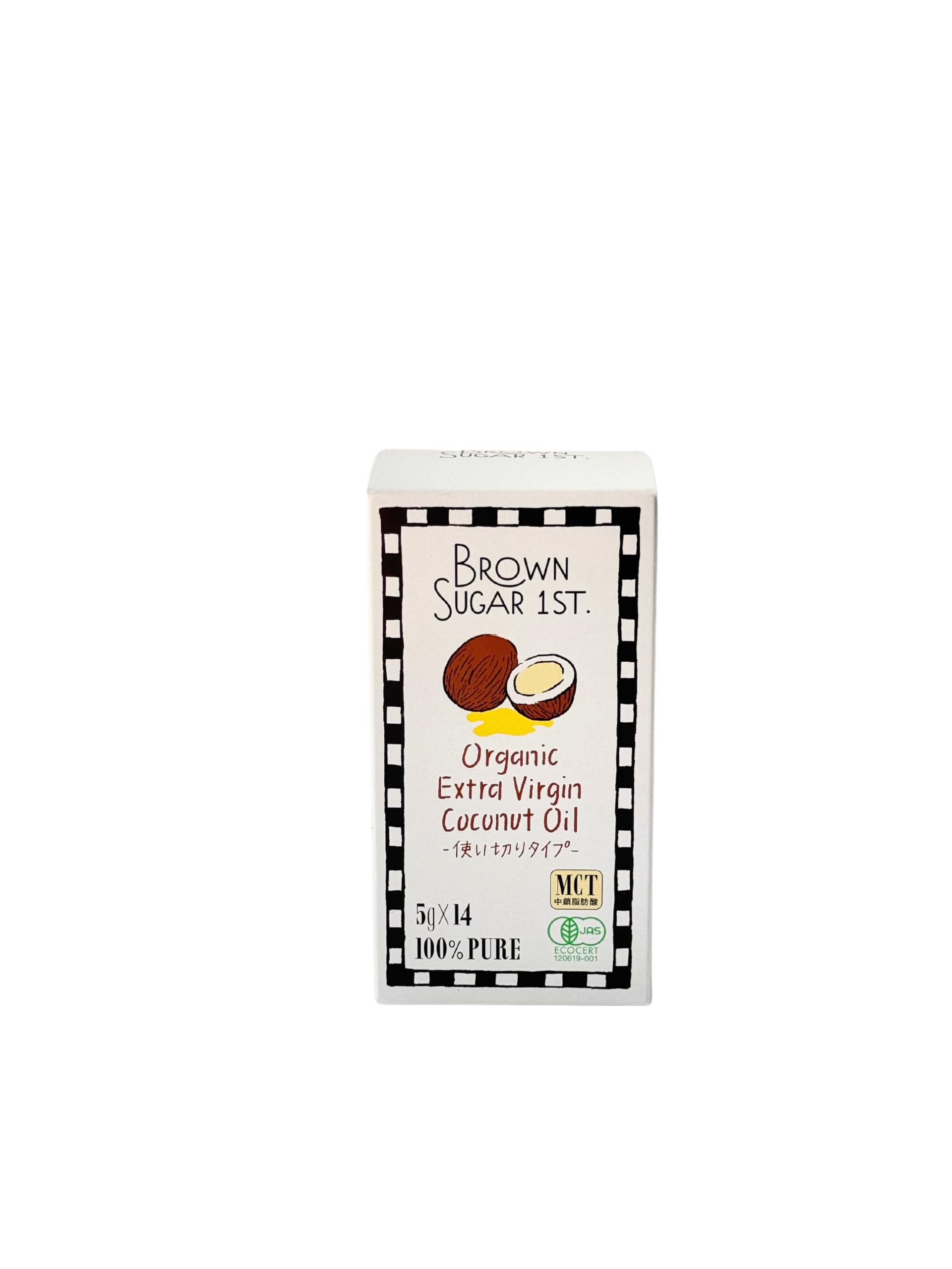 ブラウンシュガーファースト 有機JASオーガニックエキストラバージンココナッツオイル ポーションタイプの商品画像