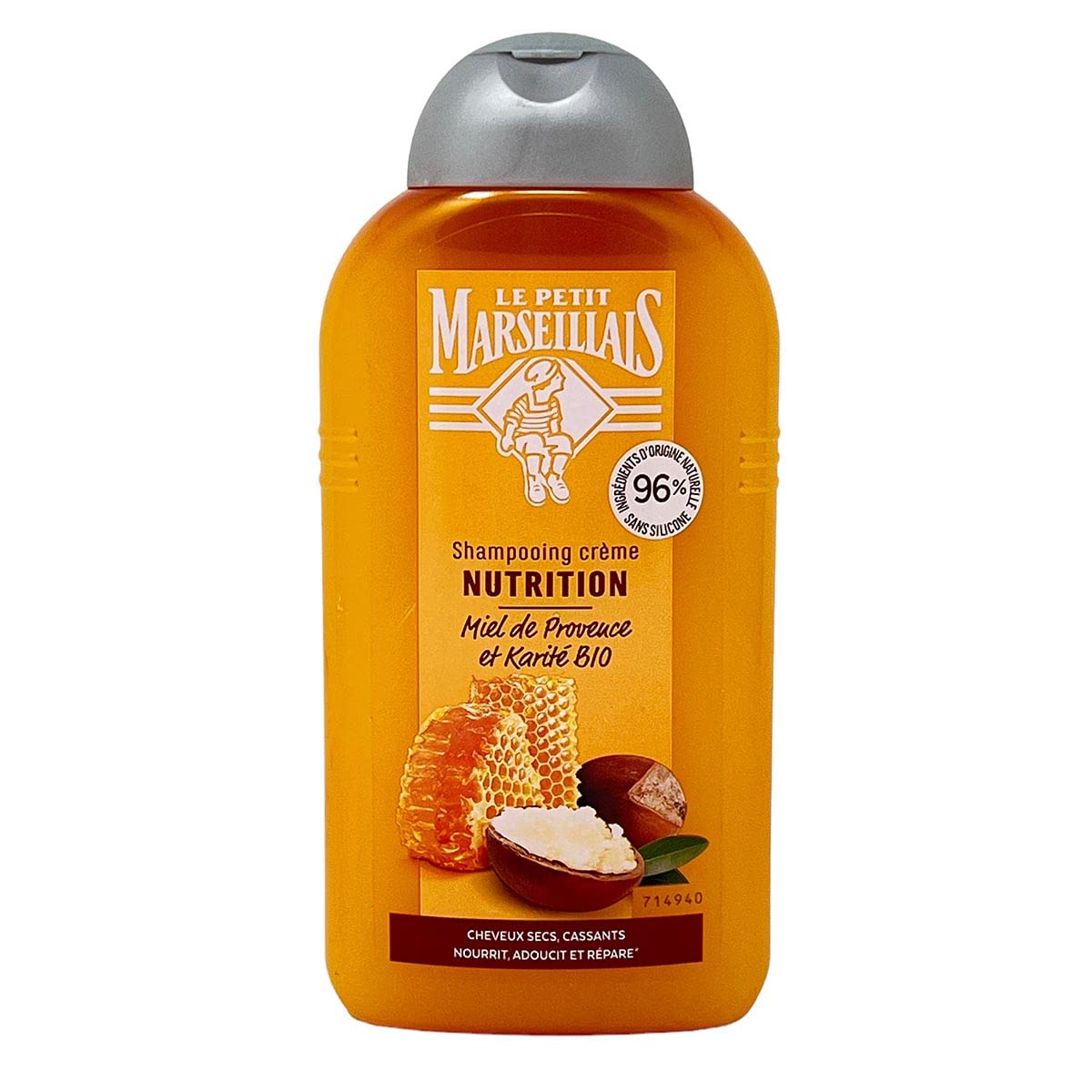 Le Petit Marseillais Nourishing Shampoo for Damaged/Dry Hair - Shea Milk/Honey 250ml