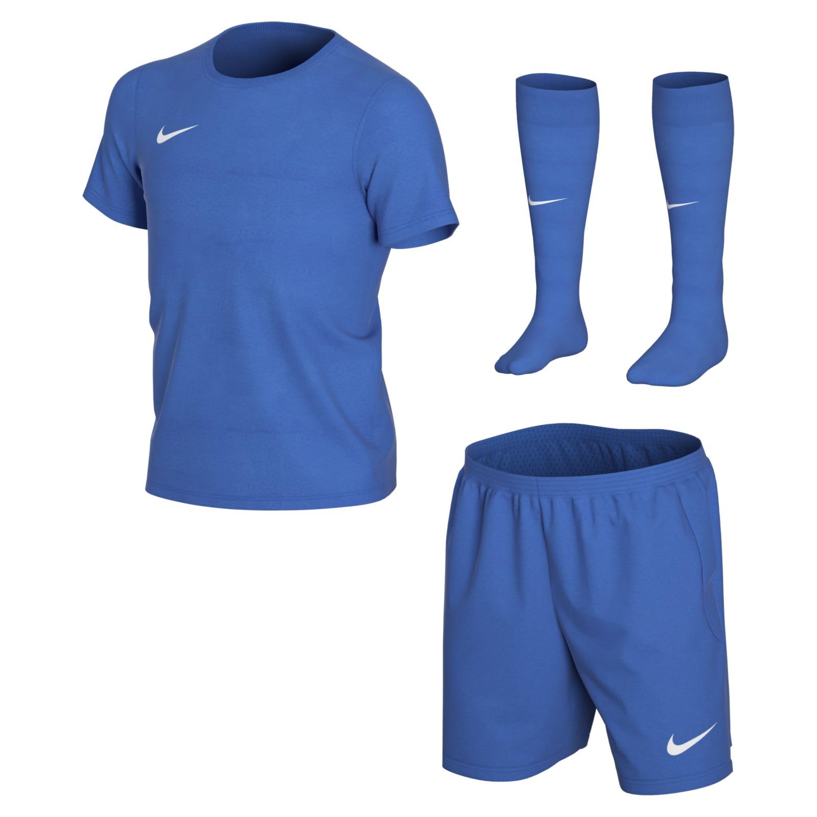 NIKE Unisex Kids Lk Nk Dry Park20 Kit K Football Set, Royal Blue/Royal Blue/(White), M EU