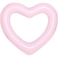 MoKo Inflatable Pool Floats for Adults, Clearance Bachelorette Party Decorations Heart Shaped Swim Ring Summer Swimming Tube Water Fun Beach Wedding Pool Toys Swimming Circle