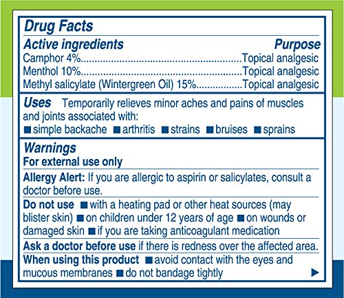 Earth's Care Triple Action Pain Relieving Ointment, No Parabens, Colors or Fragrances, Allergy-Tested 2.5 OZ. - Thumbnail 2