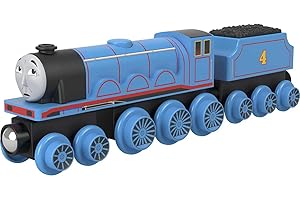 Thomas & Friends Wooden Railway Toy Train Gordon Push-Along Wood Engine & Coal Car for Toddlers & Preschool Kids Ages 2+ Years (Amazon Exclusive)