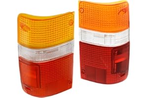 CARLIGHTS360 For Toyota Pickup 2/4WD 1989-1995 Tail Light Lens Only Pair Driver and Passenger Side TO2808101, TO2809101 | 81561-89166
