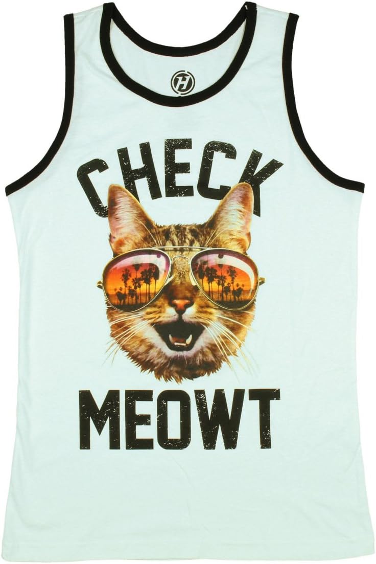 Kitty Cat Check Meowt Tank Top
