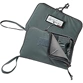 DUOLUDA 2-Pack Soft Pistol Cases Handgun Case Soft Pistol Rug Case Tactical Handgun Storage Pouch with for Hunting Shooting Range Sports Home storage,「3 of ID Patches Included」