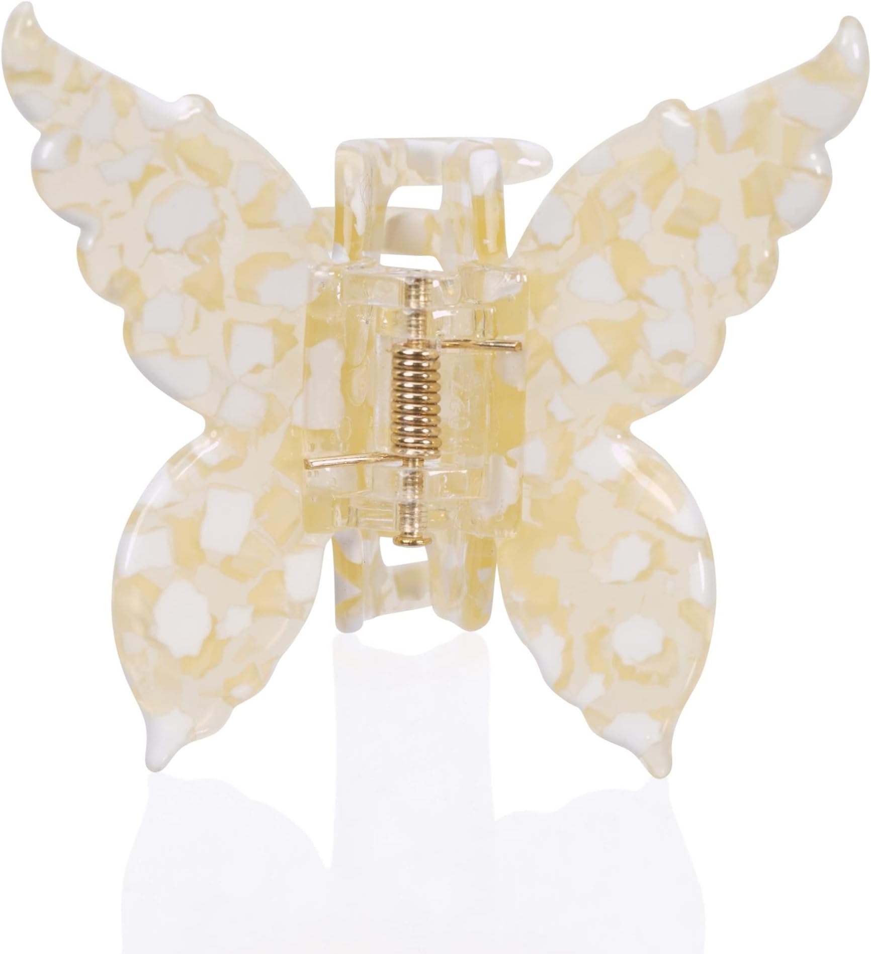 ZOOXChic Hair Claw Clip by French Designer (Yellow Jasper Butterfly)