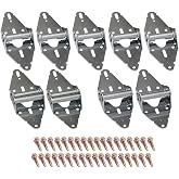 9Pcs Garage Door Hinges with Galvanized Finish Corrosion Resistant Residential/Light Commercial Garage Door Replacement Hinge