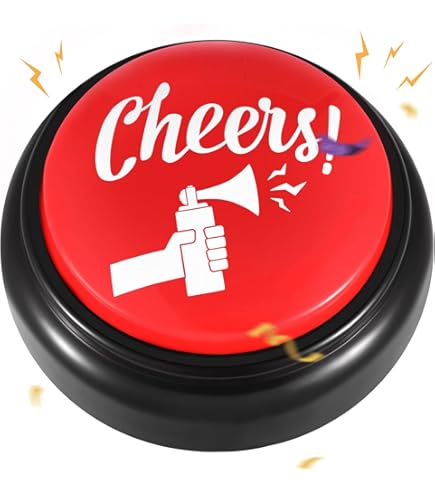 MMGGAISH Sound Effect Speaker - Air Horn & DJ Buttons For Parties, Games, Prank Sounds