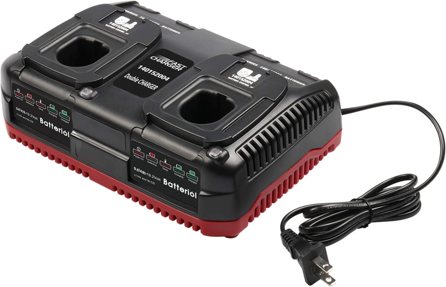 Batteriol 19.2V C3 Battery Dual Charger for Craftsman 19.2V Lithium-ion & NI-CD Battery 11375 11376 130279005 315.PP2011 315.PP2010 Upgraded Dual Chemistry Charger - - 