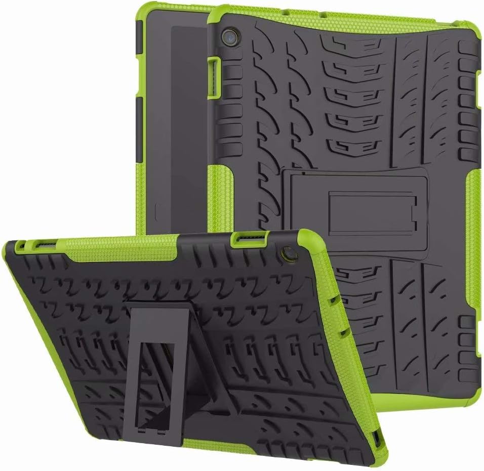 XITODA Huawei MediaPad M3 Lite 10 Case, Armor Style Hybrid PC + TPU Protective Case with Stand for Huawei MediaPad M3 Lite 10.0 Inch Tablet Cover Protection - Green