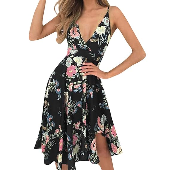 Shouder Boho Floral Long Maxi Dress 