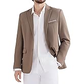 MAGE MALE Men's Two Button Blazer Casual Sport Coats Solid Color Suit Jacket
