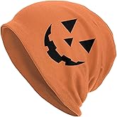 Funny Pumpkins Beanie Hat Halloween Baggy Slouchy Skull Cap Cancer Headwear Chemo Cap Knitted Hat Nightcap for Men Women