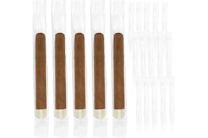 OGABEL Clear Cigar Bags Cellophane 20pcs,Cigar Bags Cellophane Humidor Bags 1 x 10 Inches, Reusable Travel Cigar Storage Bags,Portable Cigar Storage Bags for Storing Packing Cigars