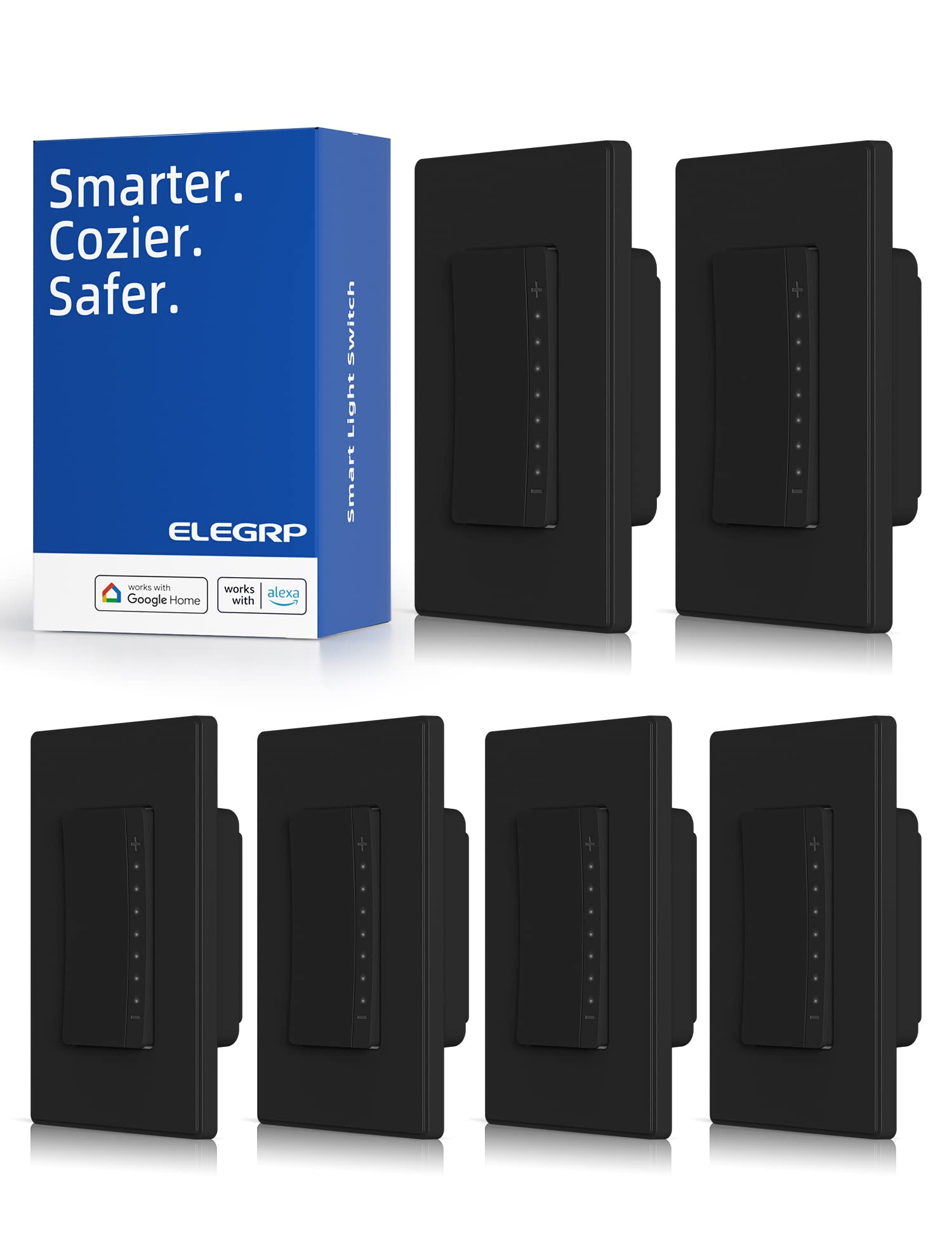 ELEGRP Single Pole Smart Dimmer Light Switch