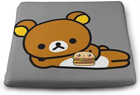 Amazon Co Jp リラックマ 座布団 クッション 座り心地いい おしゃれ かわいい ふわふわ お尻が痛くならない 腰痛対策 抗菌 防臭 通気性 洗える 正座 自宅用 オフィス 居酒屋 飲食店 椅子用 車用クッション 約35 38cm ホーム キッチン