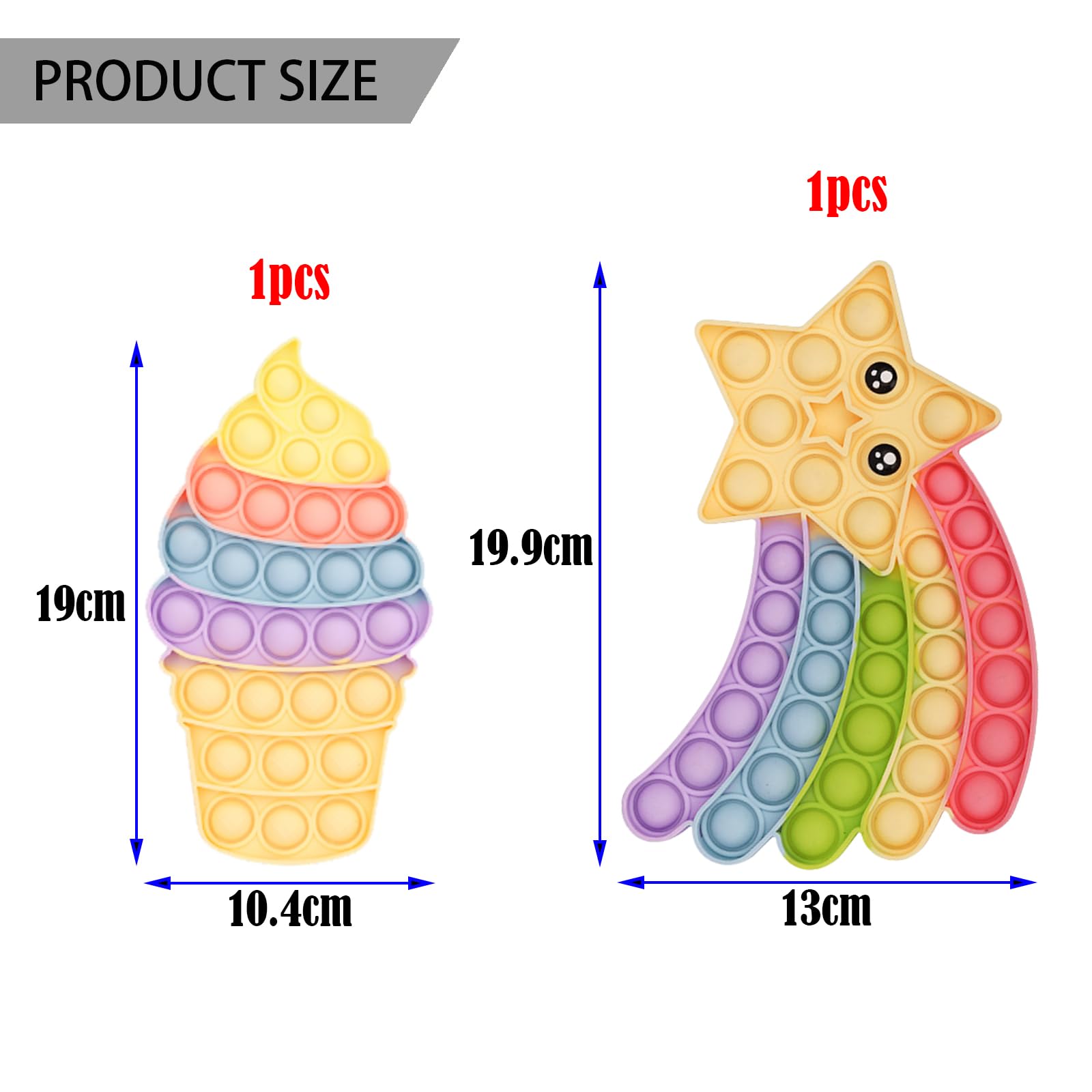 BORSA PER BAMBINI POP IT PUSH BUBBLE FIDGET - Foto 6