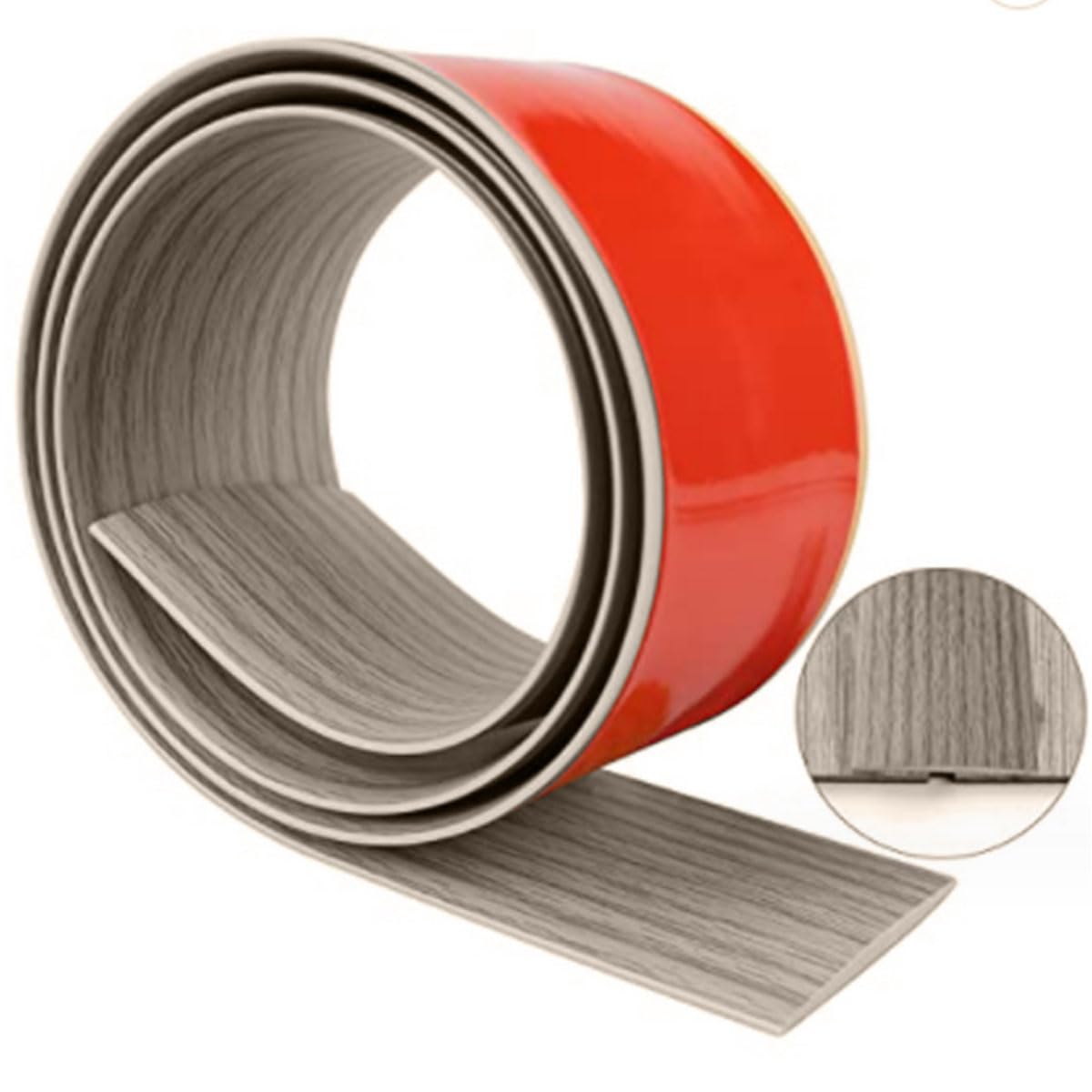 Michass Grey Oak PVC Flooring Transition Strip, 2 m x 4 cm