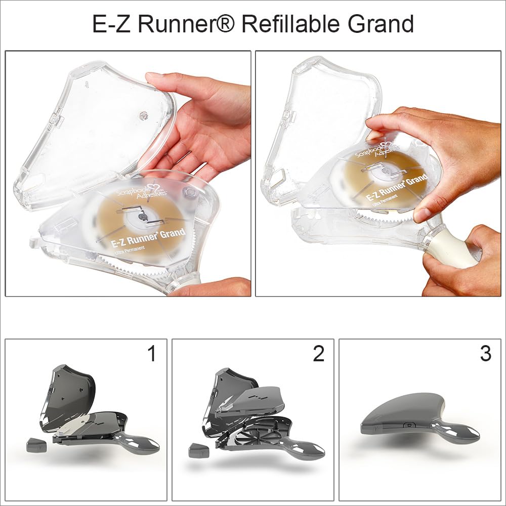 Scrapbook Adhesives by 3L Grand, E-Z Runner Ultra Strong Adhesive Refill