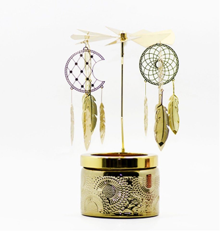Candlestick LUYIASIN- Candle Revolving Marquee Romantic Candlelight