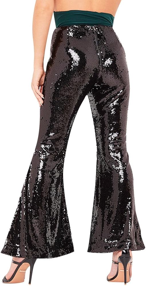 glitter bell bottoms