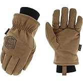 Mechanix Wear ColdWork Insulated Driver - Insulated Leather Gloves for Winter Work - Water-Resistant - Secure Fit - Touchscreen-Capable - Durable - Small - Brown