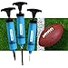 Dimples Excel Ball Pump for Soccer Basketball Football Volleyball Water Polo Ball, Needles and Nozzles Included