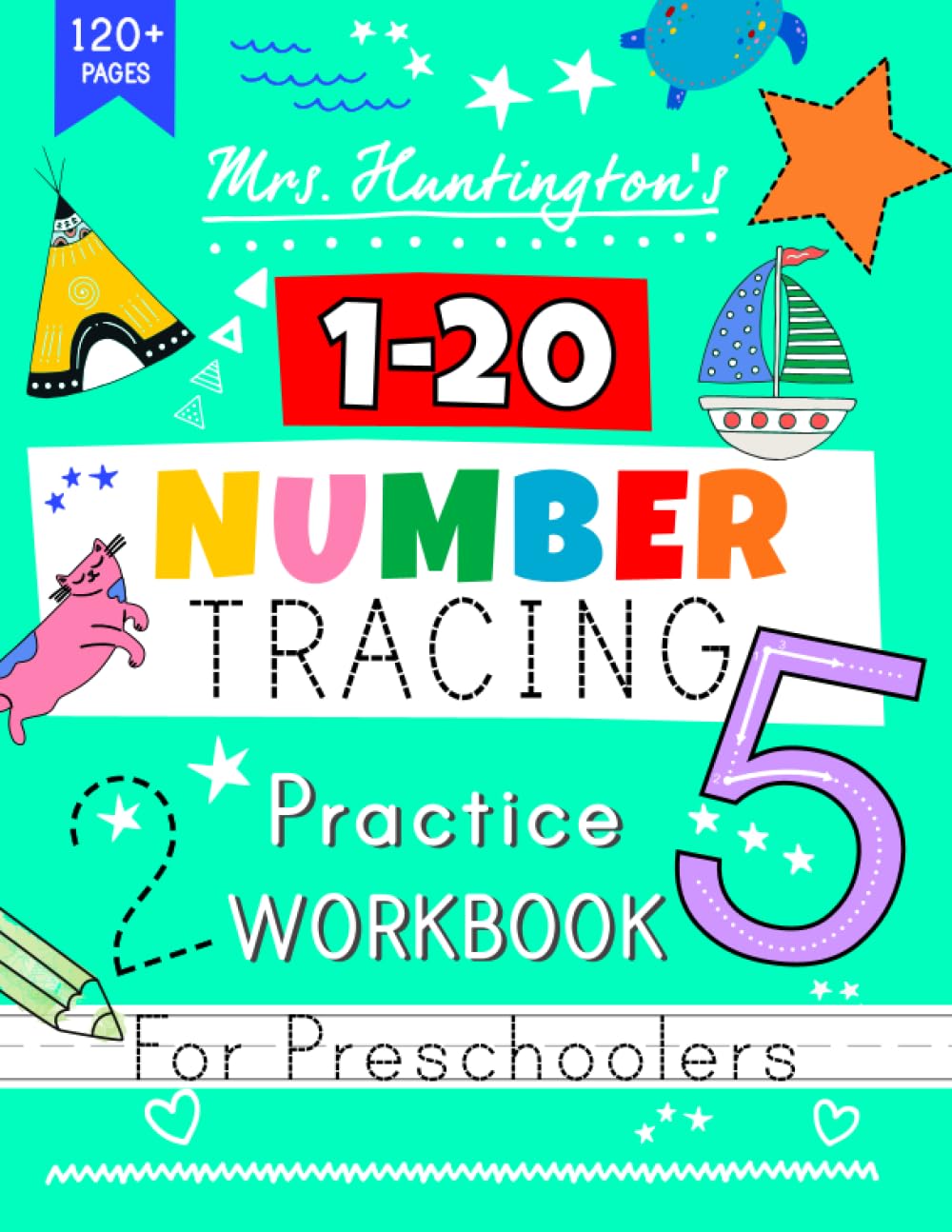 Mua Number Tracing Practice Workbook for Preschoolers 1 to 20: Bumper ...
