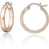 Limerencia G23 Pure Titanium Hypoallergenic Hoop Earrings for Women Sensitive Ears