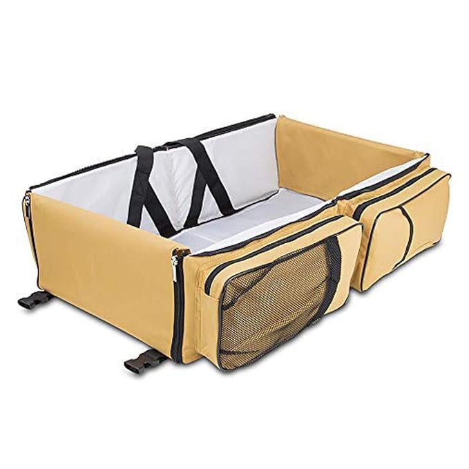 diaper bag turns into crib