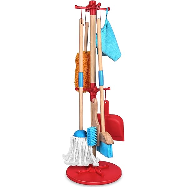 kid sized broom and mop