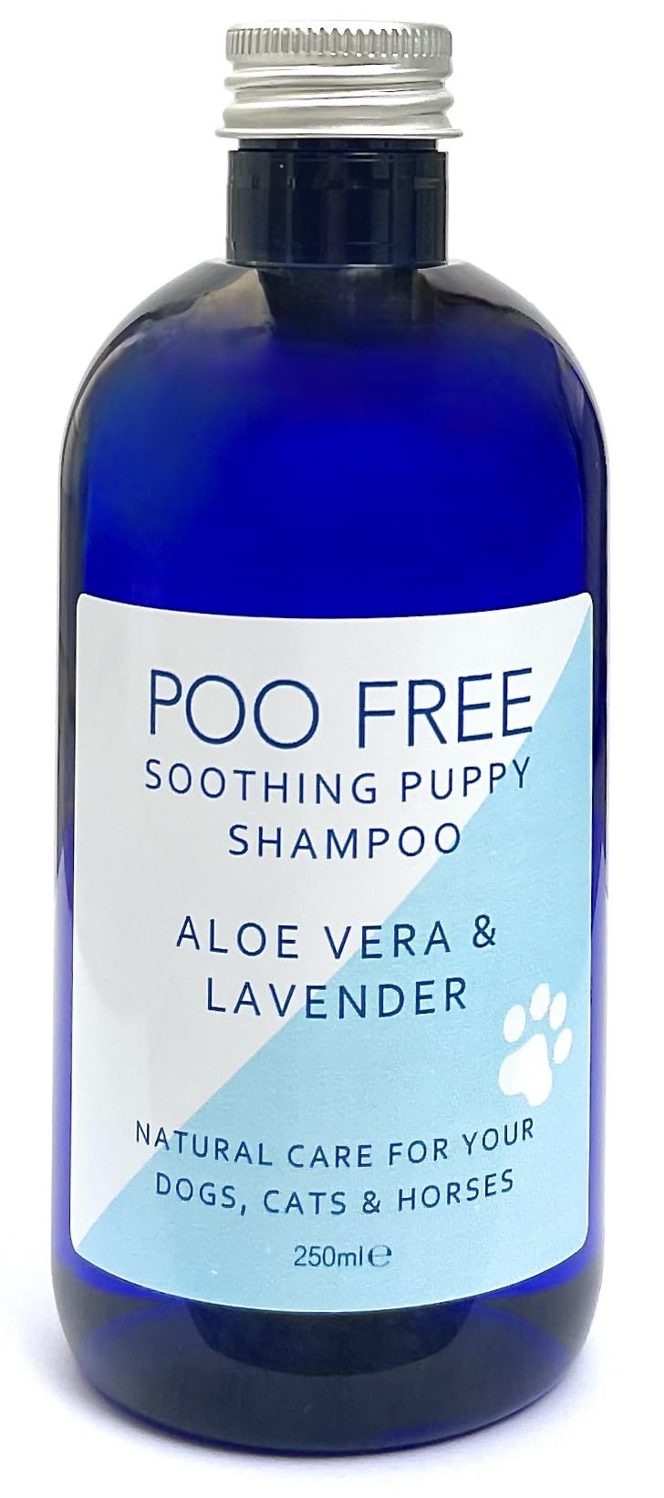 POO FREE Puppy Soothing Lavender & Aloe Shampoo – Gentle First Bath Formula – 99% Natural Origin – pH 5.5 Balanced – Tear-Free & Hypoallergenic – Vegan – UK Made – 250ml