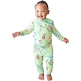 Posh Peanut Boys Pajamas - PJs for Kids Made of Soft Viscose from Bamboo, Long Sleeve Toddler PJs & Matching Boys Pajama Sets
