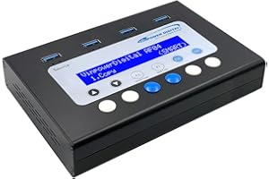 Vinpower Flash Memory USB Duplicator: 1 to 3 Standalone Pen Drive Eraser Cloner Copier