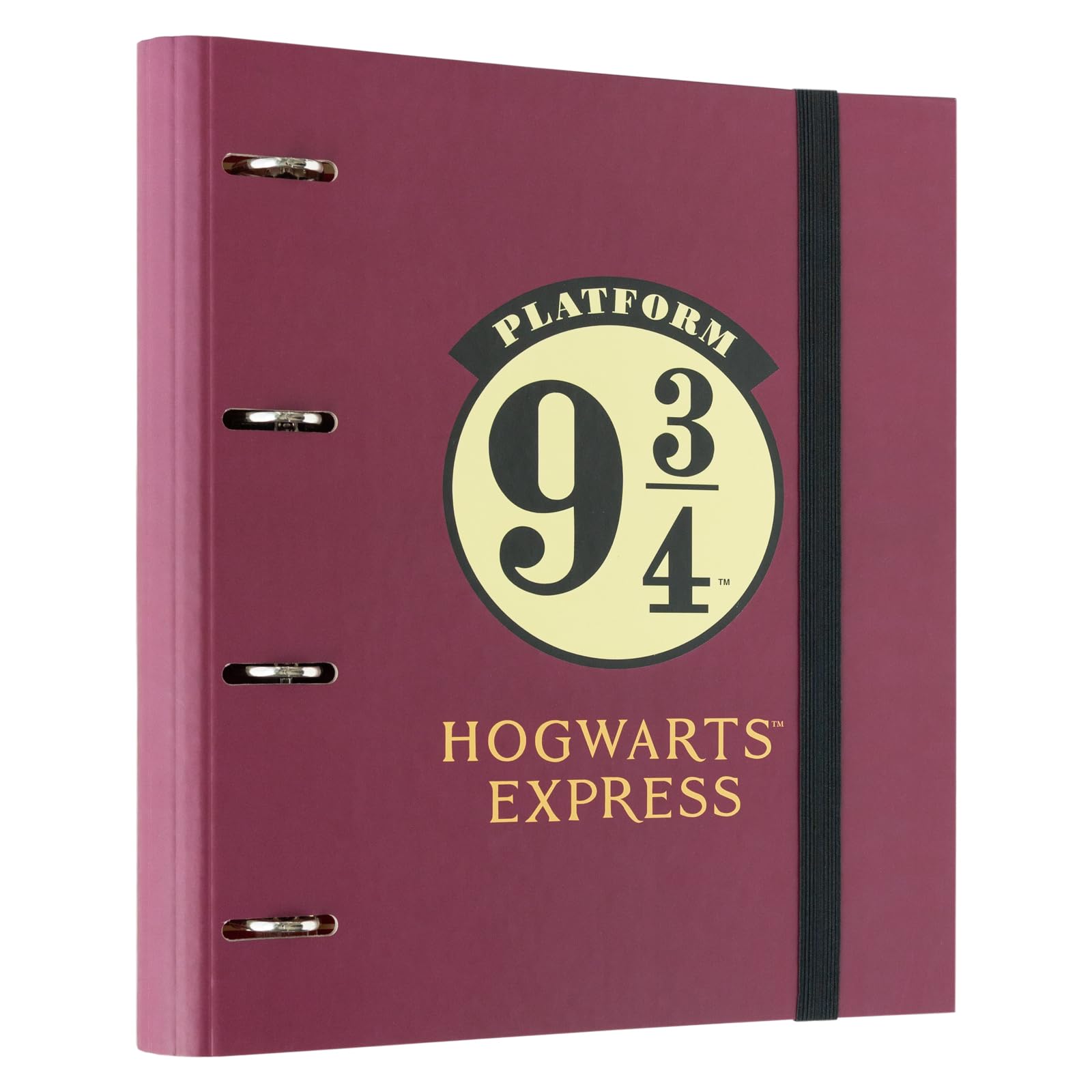 Grupo Erik 4 Ring Binder A4 - Harry Potter Stationery Platform 9 3/4 | 10.6 x 12.6 inches - 27 x 32 cm - A4 Ring Binder Folder, Document Folder | Harry Potter Gifts