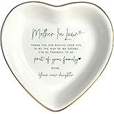 HatafaFurni Mother In Law Gift, Heart Ring Dish, Jewelry Dish, Mothers Day Gifts, Mother of the Groom Gift, Mother Appreciation, Gift For Second Mom, Mother In Law Present, Future Mom