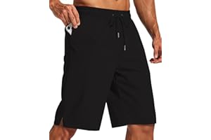 Yufawow 11 Inch Men Swim Trunks with Mesh Lining Quick Dry Breathable for Summer Beach Cruise Water Park Gym Running
