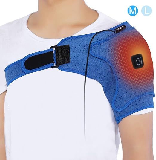 DOACT Heated Shoulder Support Brace, Shoulder Heating Pad for Rotator