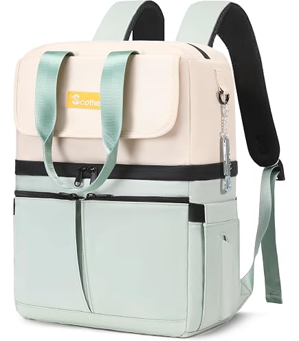 Fit & Fresh Izzy Insulated Soft Backpack Cooler, 24-Can Capacity