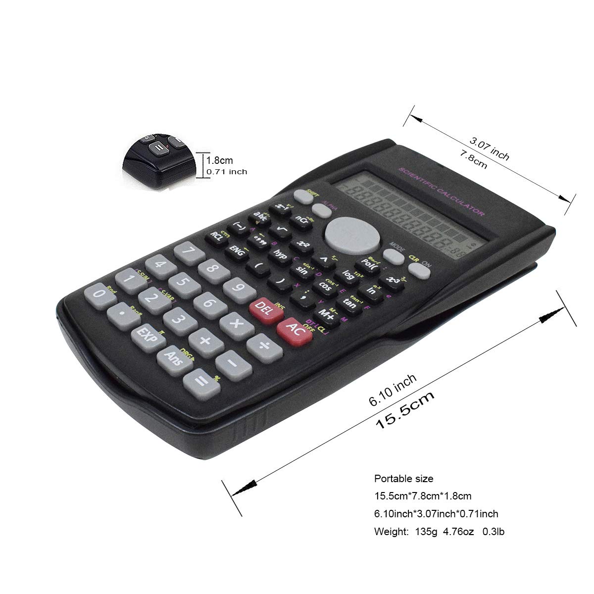 Standard Scientific Calculator, 2 Lines Engineering Scientific