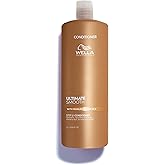 Wella Professionals ULTIMATE SMOOTH Conditioner | Treatment for Dry, Frizzy Hair | Nourishes, Smooths & Adds a Silky Shine | With Squalane & Omega 9 | Color Safe