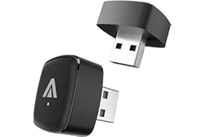 D7 Mini Wireless CarPlay & Android Auto Adapter 2-in-1, 2026, Alloy Shell, Compatible with 2016+ Factory-installed Wired CarP