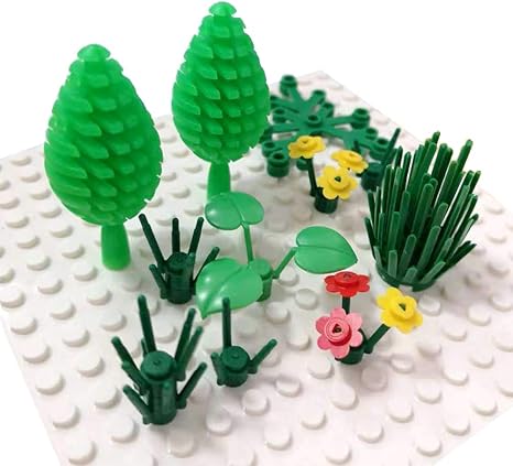 Amazon.com: Bloquear partes compatibles para LEGO Jardín Flor Árbol Planta Set Building Toy Árboles Plantas Flores: Toys \u0026 Games