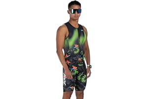 Zoot Men’s LTD Tri Aero SLVS FZ Racesuit, Sleeveless Aerodynamic Cycle Swim Bike Run Tri Suit with Chamois, Pockets, UPF 50+