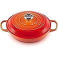 Le Creuset Enameled Cast Iron Signature Braiser, 2.25 qt., Flame