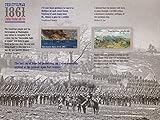 Civil War 1861: Fort Sumter and First Bull Run, Sheet of 12 x Forever Postage Stamps, USA 2011, Scott 4522-23